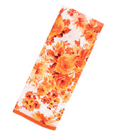 Orange & Pink Woven Crepe Silk Saree With Printed Floral Motifs-PS0521