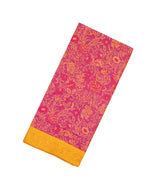 Magenta Handloom Soft Silk Saree With Floral Vine Motifs-SO4261