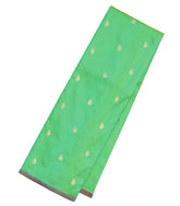 Aquamarine Handloom Banarasi Silk Saree With Floral Buttas-BE1232