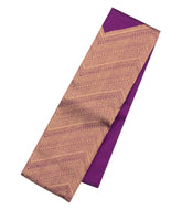 Purple Handloom Kanchipuram Silk Saree With Annam Buttas-KA16406