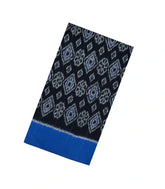 Black Handwoven Orissa Cotton Saree With Tie & Dye Motifs-OR0928