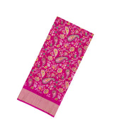 Pink Printed Synthetic Dola Silk Saree With Zari Border-BL5729