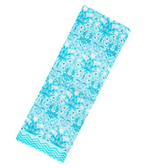 Light Blue Woven Pure Silk Saree With Printed Floral Motifs-PS0580