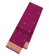 Magenta Woven Pure Silk Saree With Zari Buttas-EC2615