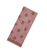 Dusty Pink Woven Tussar Silk Saree With Floral Motifs-TU3140