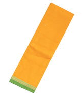 Mango Yellow Handloom Kanchi Cotton Saree With Yazhi Motifs-KC1434