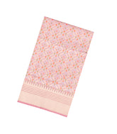 Baby Pink Handloom Banarasi Tissue SIlk Saree With Meena Floral Motifs-BE1844