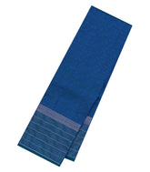 Blue Handloom Soft Silk Saree With Zari Stripes-SO4659