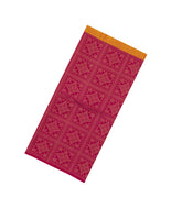 Mustard & Magenta Handloom Soft Silk Saree With Stripes & Floral Motifs-SO4617