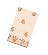 Cream Woven Synthetic Blended Saree With Embroidered Motifs-EN2083