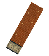 Oil Mustard Handloom Kanchi Cotton Saree With Zari Checks-KC1842