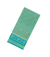 Aquamarine Woven Art Dupion Saree With Tie & Dye Motifs-BL5875