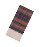 Multi Colour Printed Synthetic Dupion Saree With Checks & Contrast Border-BL6045