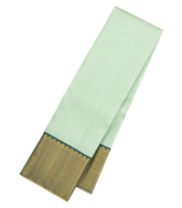 Mint Green Handloom Korvai Kanchipuram Silk Saree With Zari Checks-KA16214