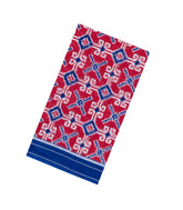 Red Handwoven Orissa Cotton Saree With Tie & Dye Motifs-OR0896
