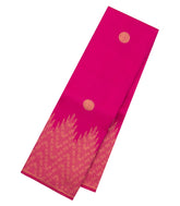 Pink Handloom Kanchipuram Silk Saree With Chakaram Buttas-KA15833
