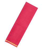 Peach Woven Mysore Silk Saree With Floral Border-MS3395