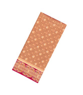 Pink Woven Dupion Silk Saree With Buttas & Meena Borders-DS0589