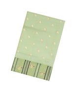 Cardamom Green Handloom Banarasi Organza Silk Saree With Floral Buttas-BE1296