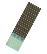 Green Handloom Kanchi Cotton Saree With Stripes-KC1775