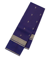 Violet Woven Pure Silk Saree With Zari Buttas-EC2573