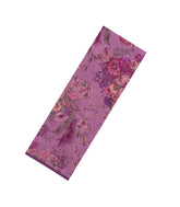 Lilac Printed Crepe Silk Saree With Floral Motifs-PS0915
