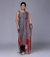 Black & White Printed Kurta Set-RC5572