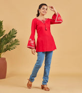 Bright Magenta Short Top