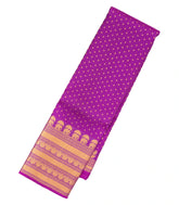 Purple Woven Kanchipuram Silk Saree With Coin Motifs-KA12129