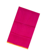 Hot Pink Handloom Uppada Silk Saree With Contrast Selvage-UP0327