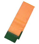 Orange Handloom Soft Silk Saree With Zari Checks-SO4005