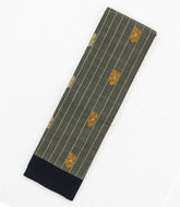 Grey Handloom Rasipuram Cotton Saree With Stripes & Buttas-RA2521