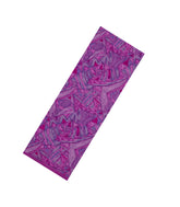 Magenta Printed Crepe Silk Saree With Abstract Motifs-PS0909
