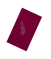 Magenta Handloom Soft Silk Saree With Floral Zari Buttas-SO4442