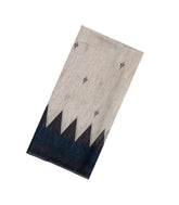 Taupe Printed Synthetics Linen Saree With Jhalar-SY0006