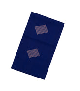 Blue Handloom Soft Silk Saree With Diamond Floral Buttas-SO4416
