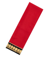 Red Woven Mysore Silk Saree With Contrast Border-MS3664