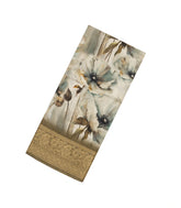 Beige Woven Synthetic Viscose Saree With Printed Floral Motifs-BL4925