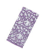Lilac Printed Jaipur Cotton Saree With Floral Motifs-JC1948