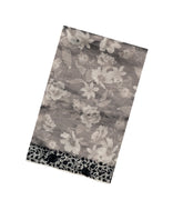 Grey Printed Blended Organza Saree With Embroidered Border-EN2094
