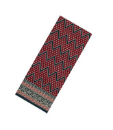 Dark Maroon Printed Jaipur Cotton Saree With Printed Floral Motifs-JC1930