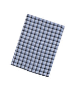 Grey Woven Linen Saree With Checks-LI0713