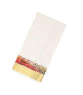 Off White Handloom Kerala Cotton Saree With Handpainted Kathakali Motifs-KEC1002