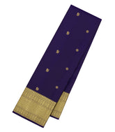 Purple Handloom Kanchipuram Silk Saree With Buttas-KA15089