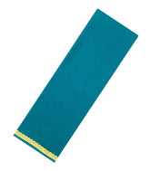 Cyan Woven Mysore Silk Saree With Zari Border-MS3334