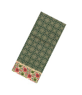 Green Printed Jaipur Cotton Saree With Floral Motifs-JC1742