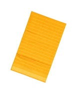 Mustard Handloom Silk Cotton Saree With Zari Checks & Contrast Pallu-SC3666