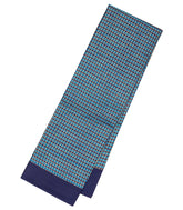 Navy Blue Silk Saree With Checks