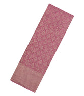 Magenta Woven Mysore Silk Saree With Floral Motifs-MS3532