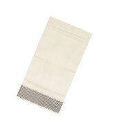 Off White Handloom Kerala Cotton Saree With Checked Border-KEC1005